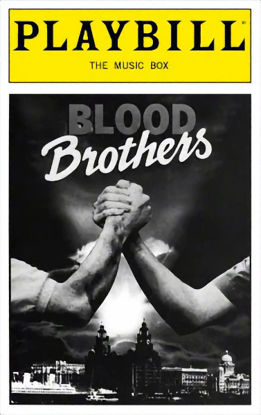 Playbill cover for Blood Brothers