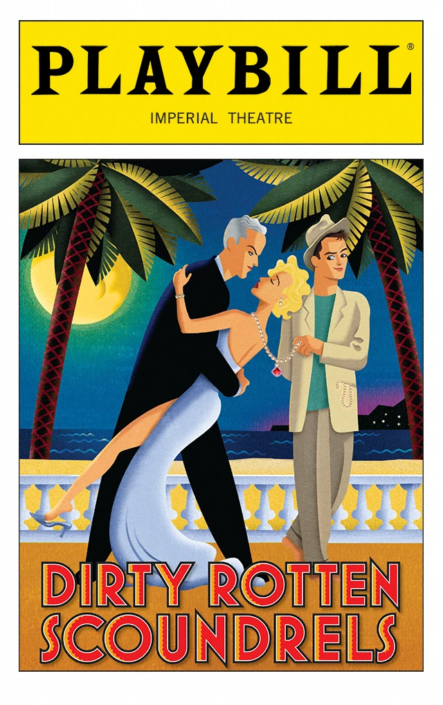 Playbill cover for Dirty Rotten Scoundrels