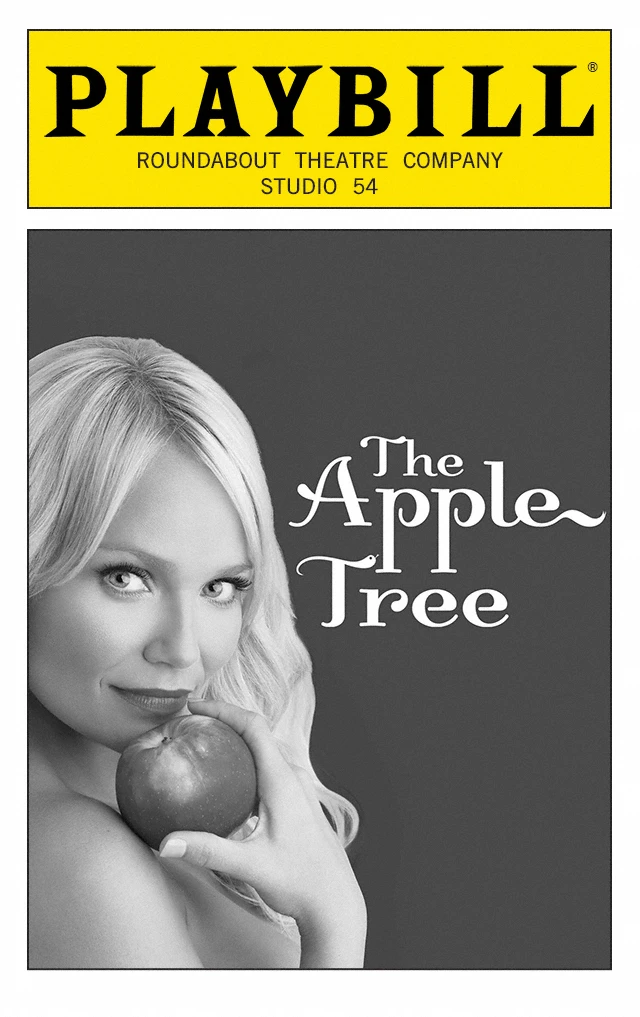 Playbill cover for The Apple Tree