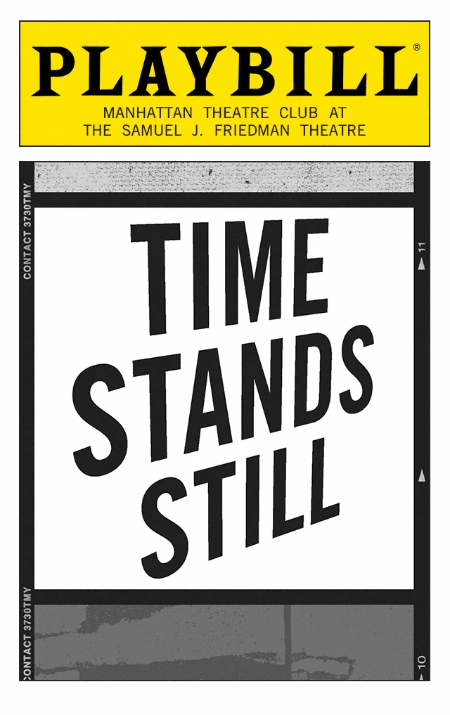 Playbill cover for Time Stands Still