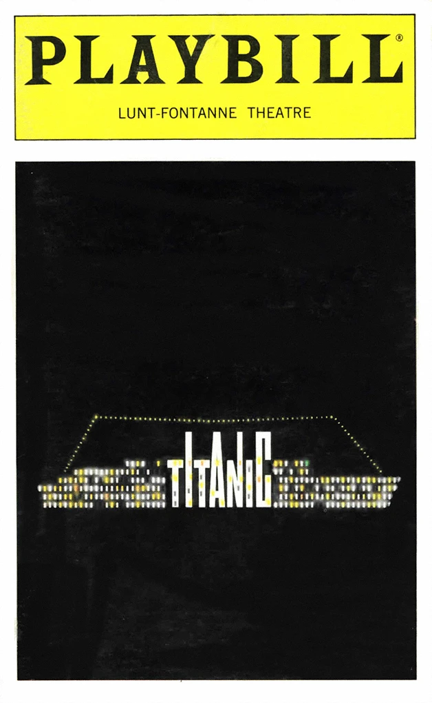 Playbill cover for Titanic